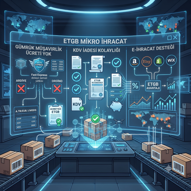 ETGB Mikro İhracat İle Masrafsız ve Hızlı Gümrükleme